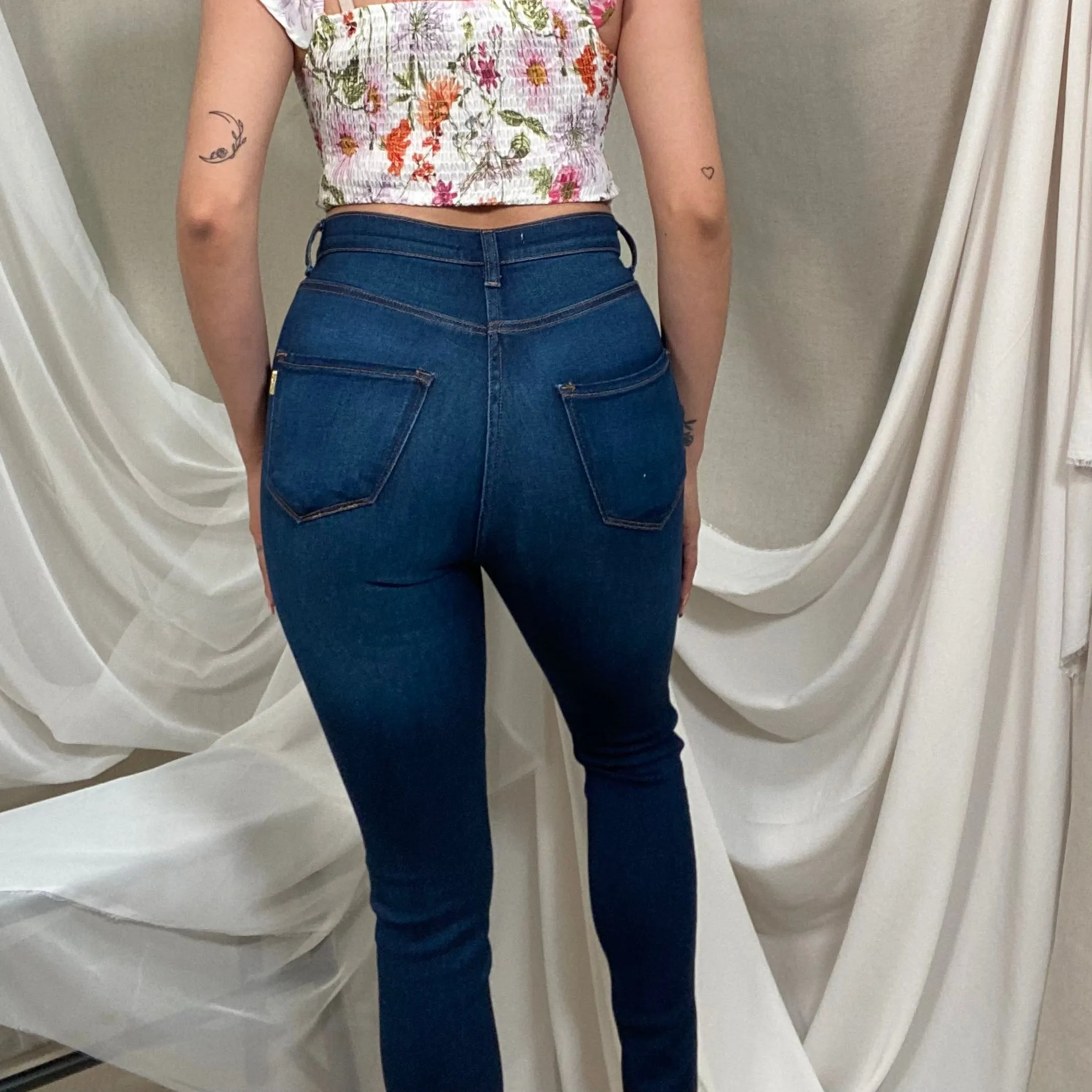 Bryan High Rise Jeans (Dark)