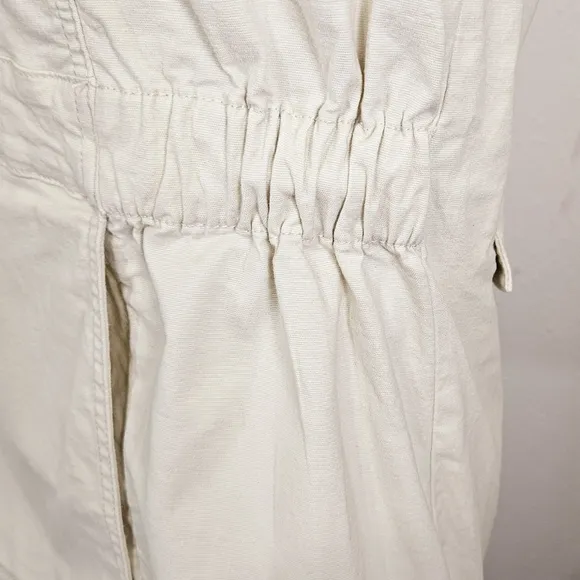 CAbi Kenya Utility Jacket in Bone White Size Small