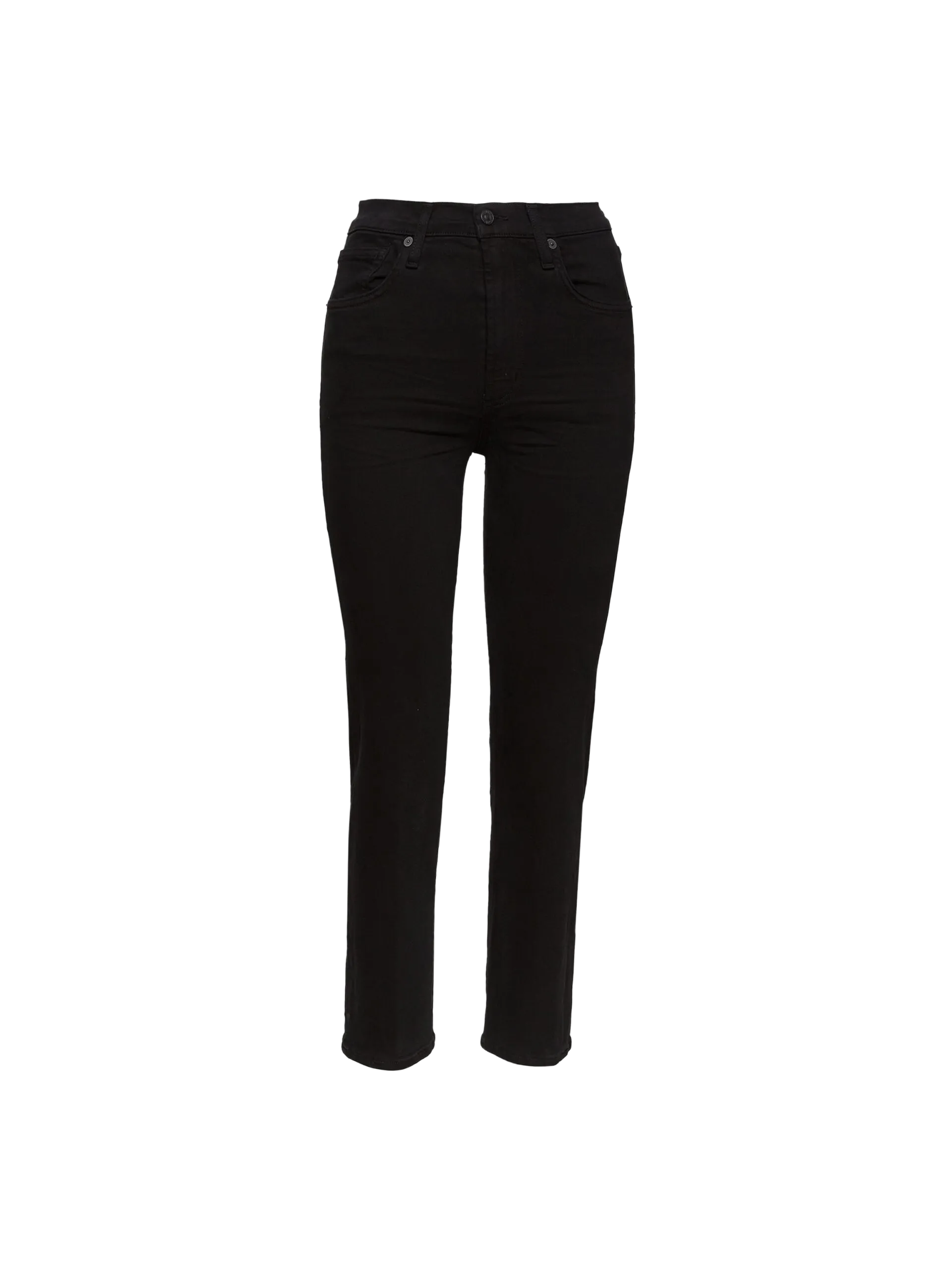 Caia Straight Leg Jean in Plush Black