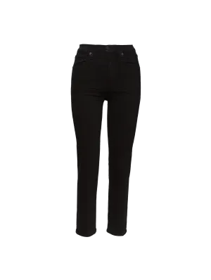 Caia Straight Leg Jean in Plush Black