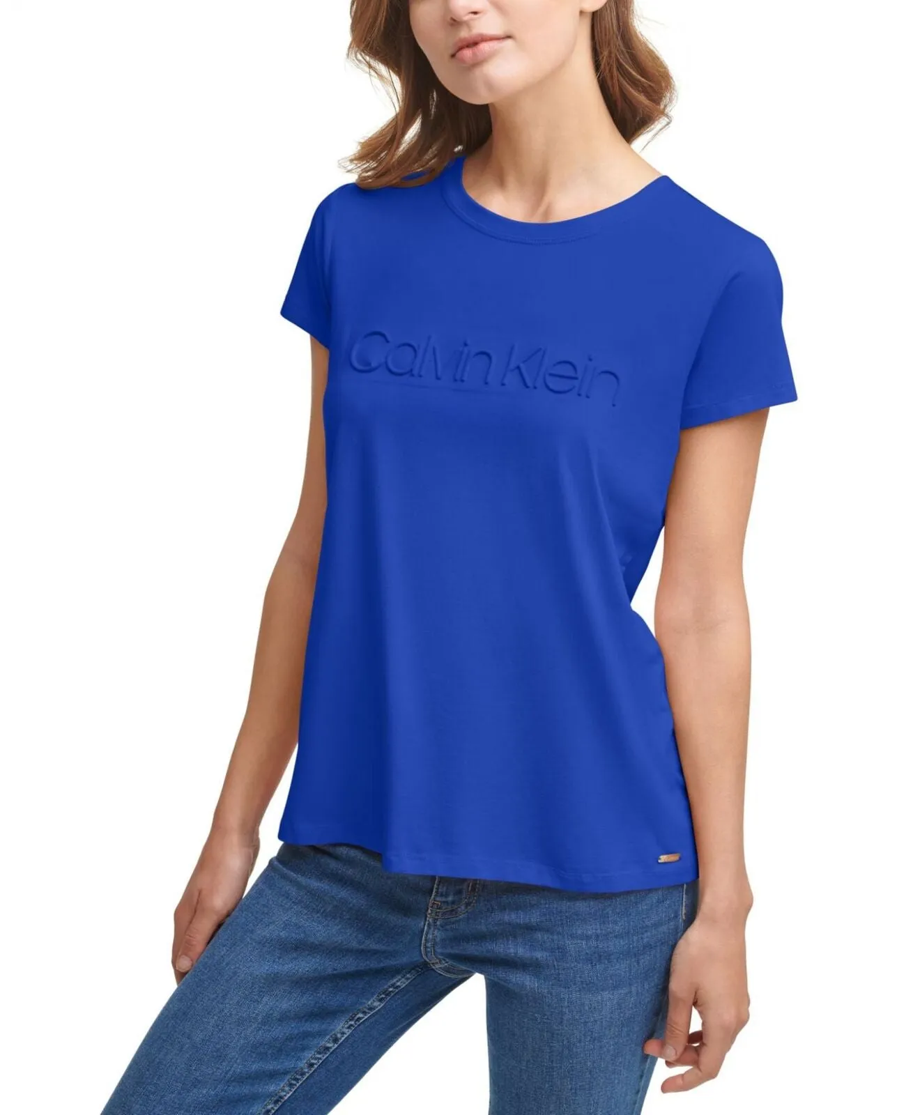Calvin Klein Womens Short Sleeve Logo T-Shirt M7VH8058