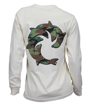 Camo Solid Ladies L/S T-Shirt