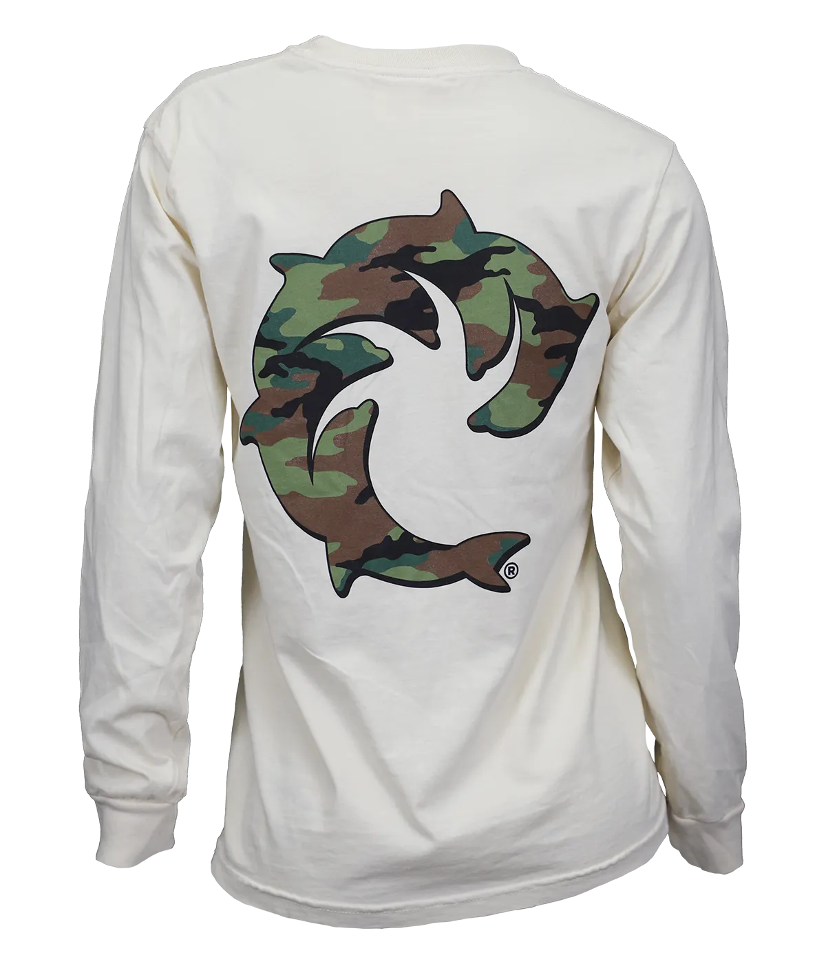 Camo Solid Ladies L/S T-Shirt