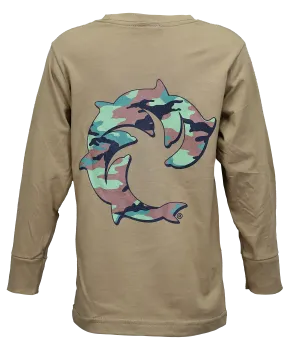 Camo Solid Youth L/S T-Shirt