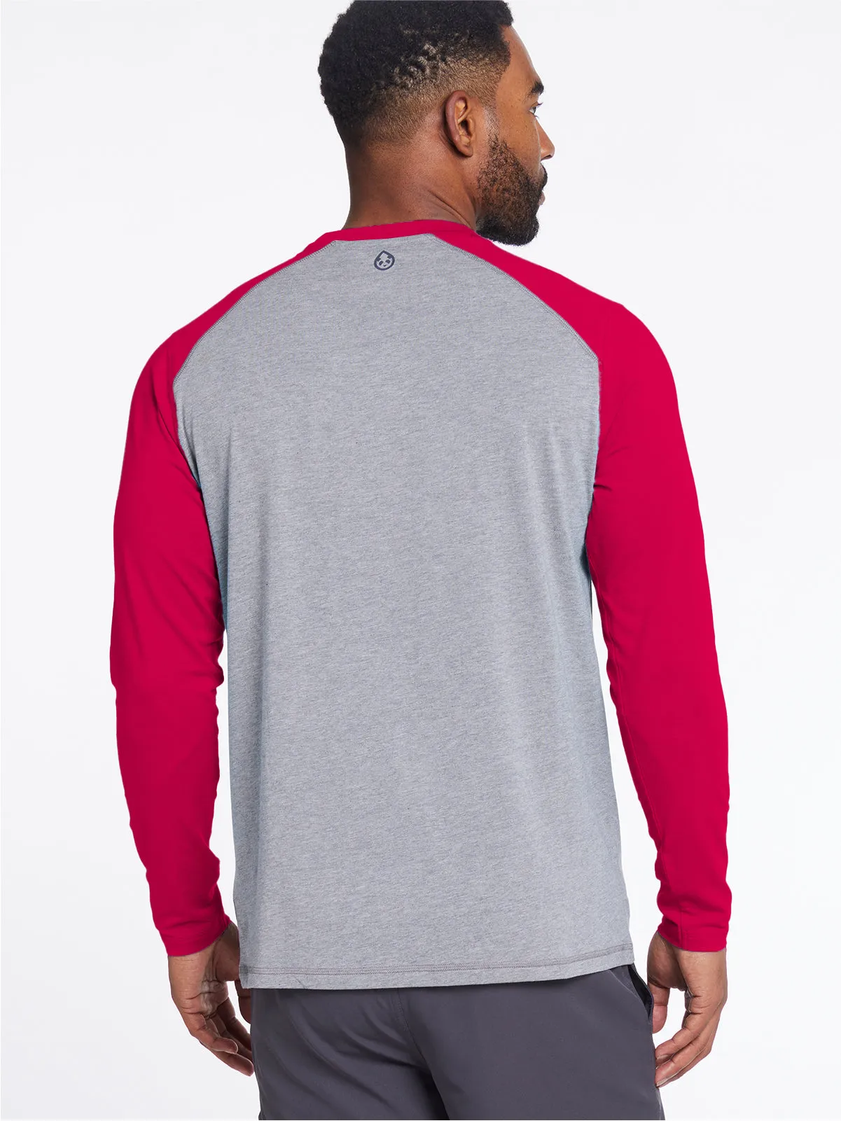 Carrollton Blocked Long Sleeve Fitness T-Shirt - Arkansas