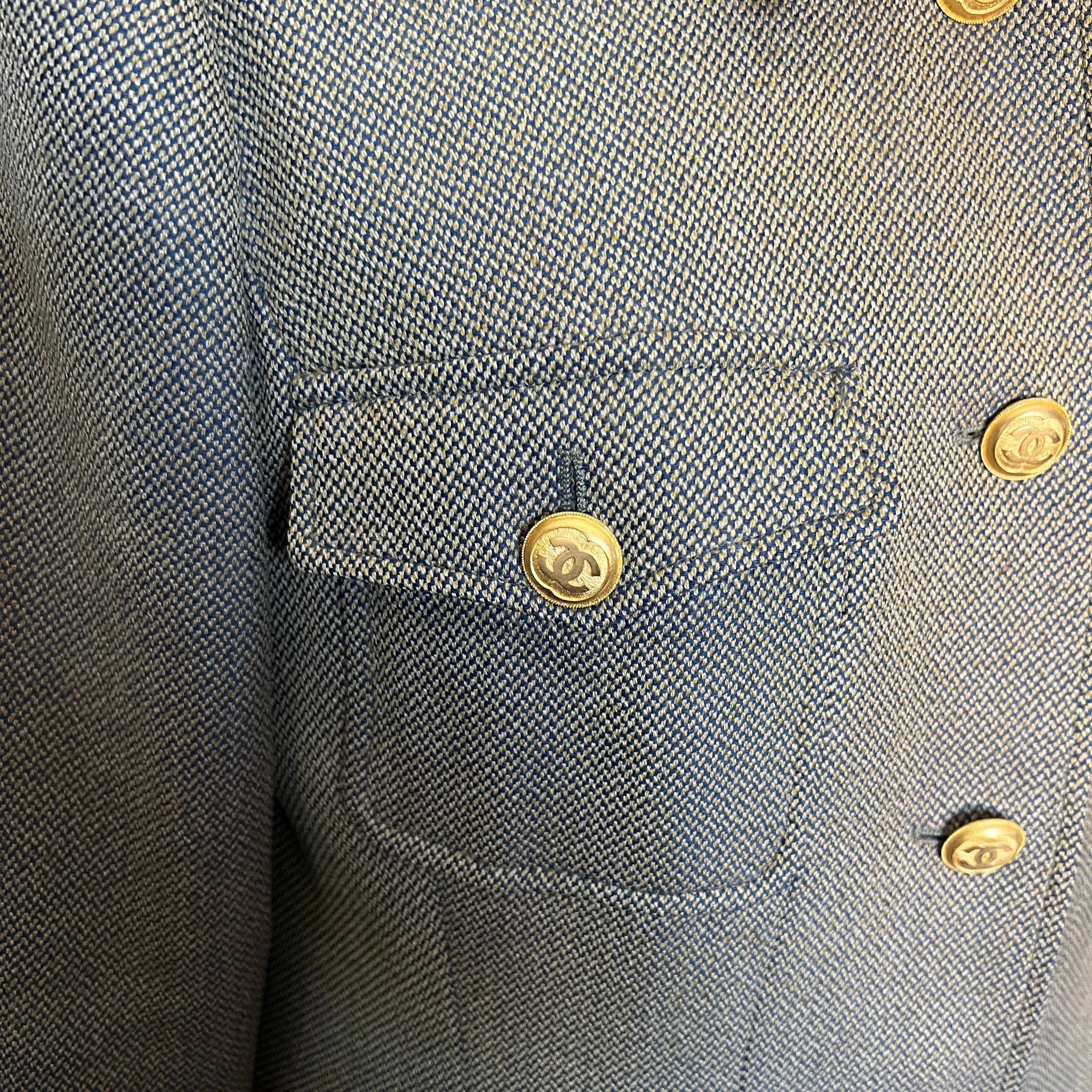 CHANEL Tweed Utility Jacket | Size 40FR