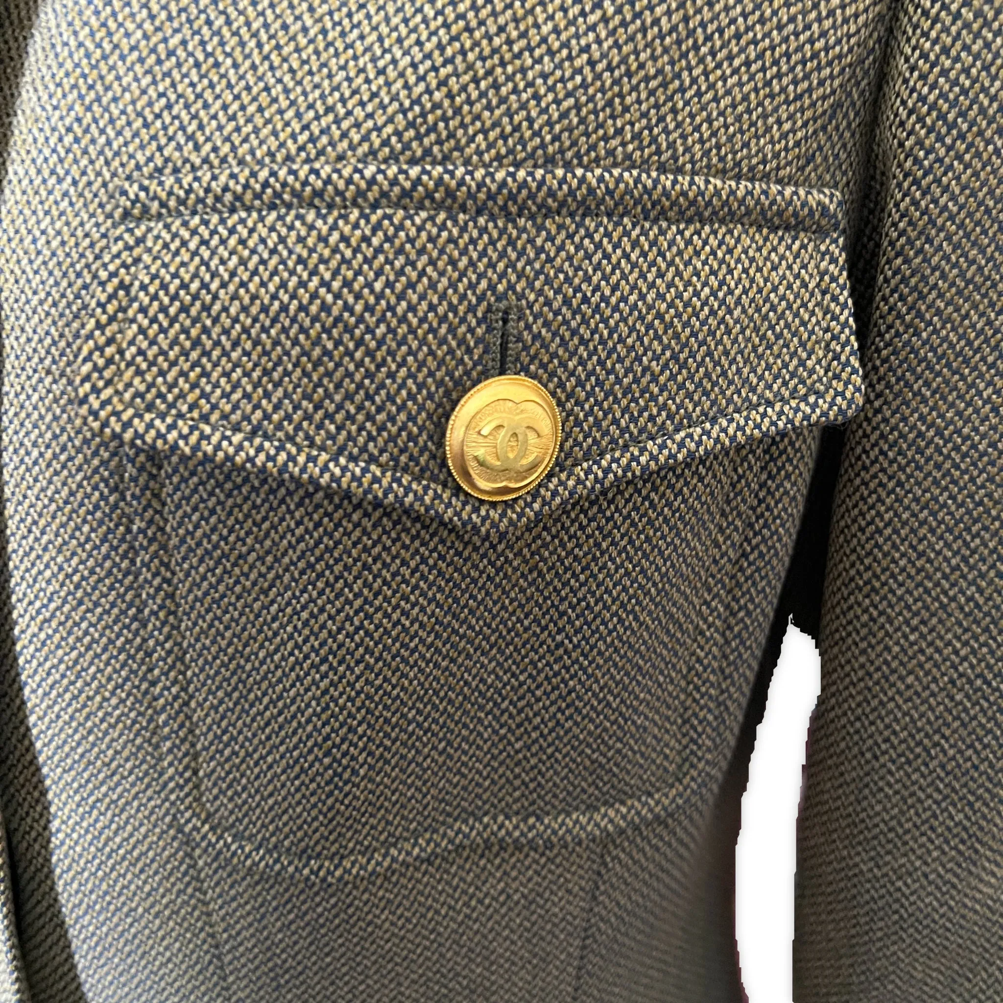 CHANEL Tweed Utility Jacket | Size 40FR