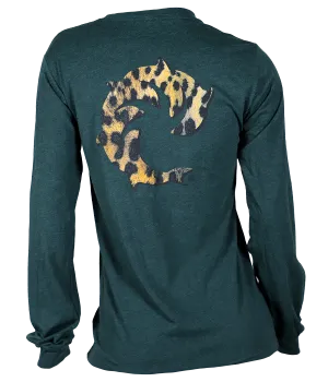 Cheetah Baby Ladies L/S T-Shirt