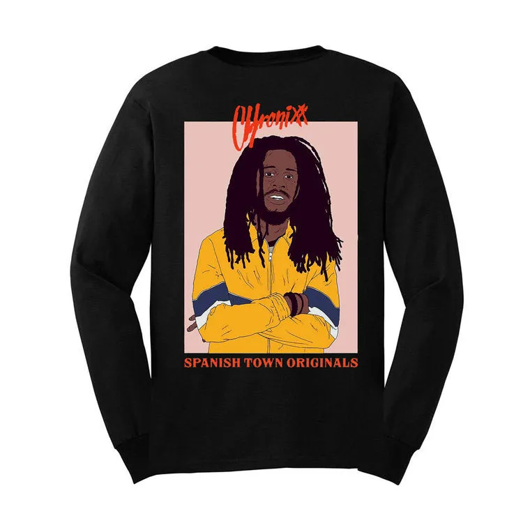 CHRONIXX - SPANISH TOWNxLOGO - MEN - LONG T-SHIRT