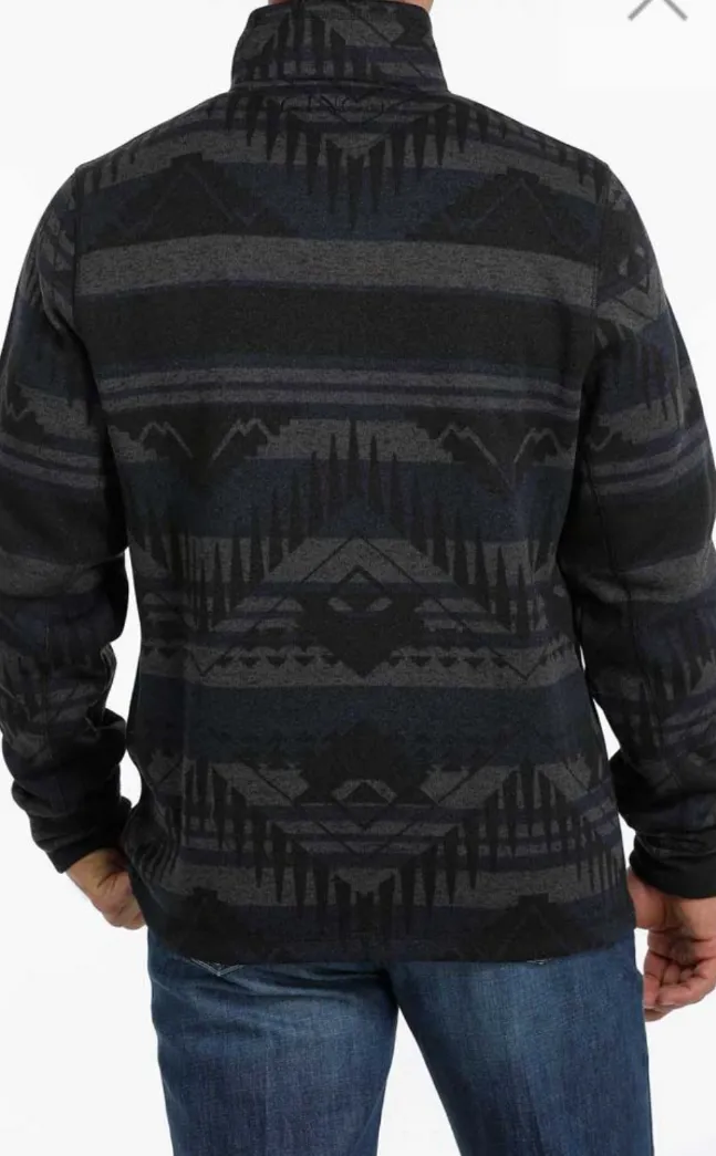 Cinch Mens Aztec Zip Pull Over