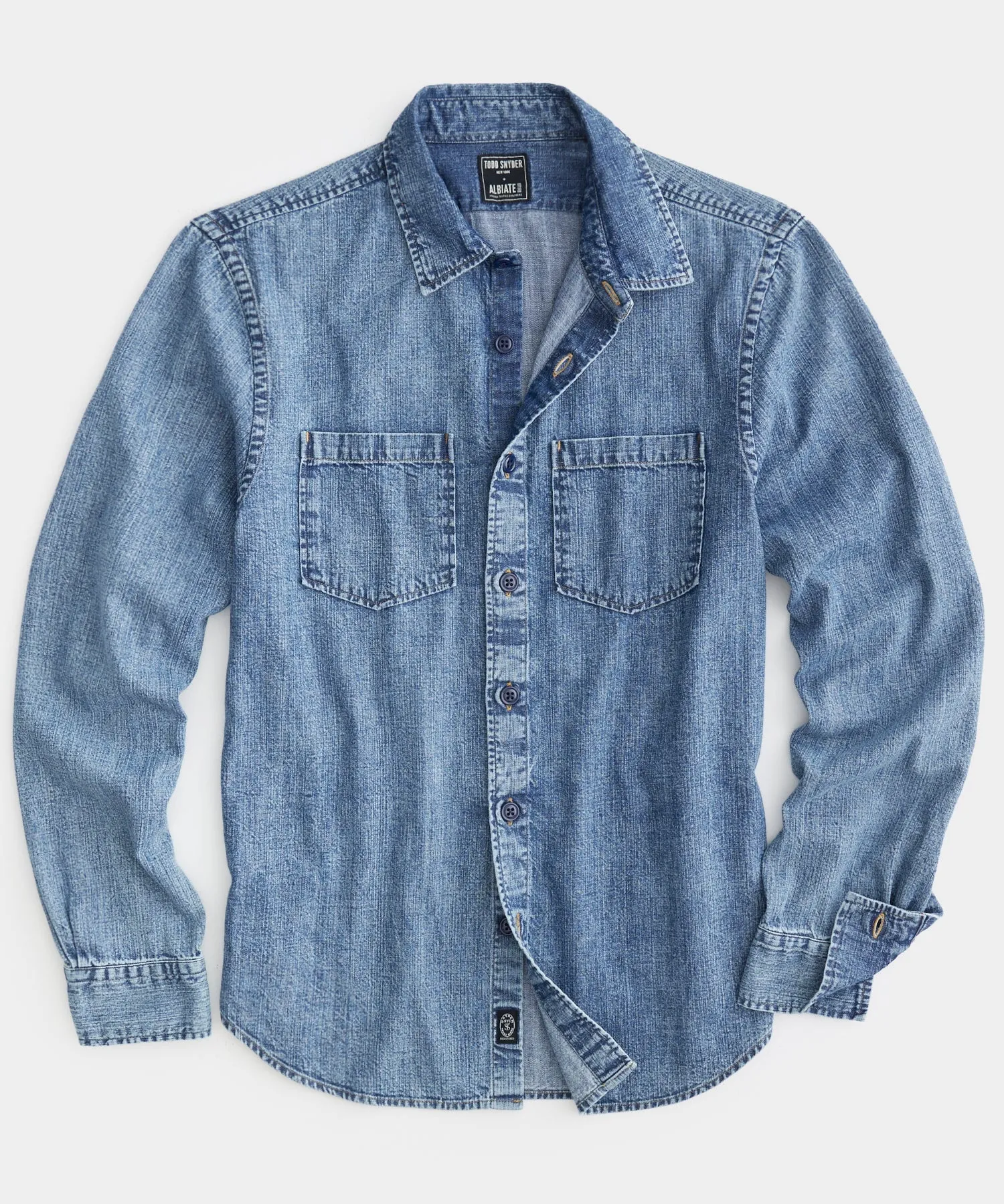 Classic Fit Italian Denim Overshirt