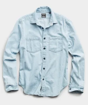 Classic Fit Italian Denim Overshirt