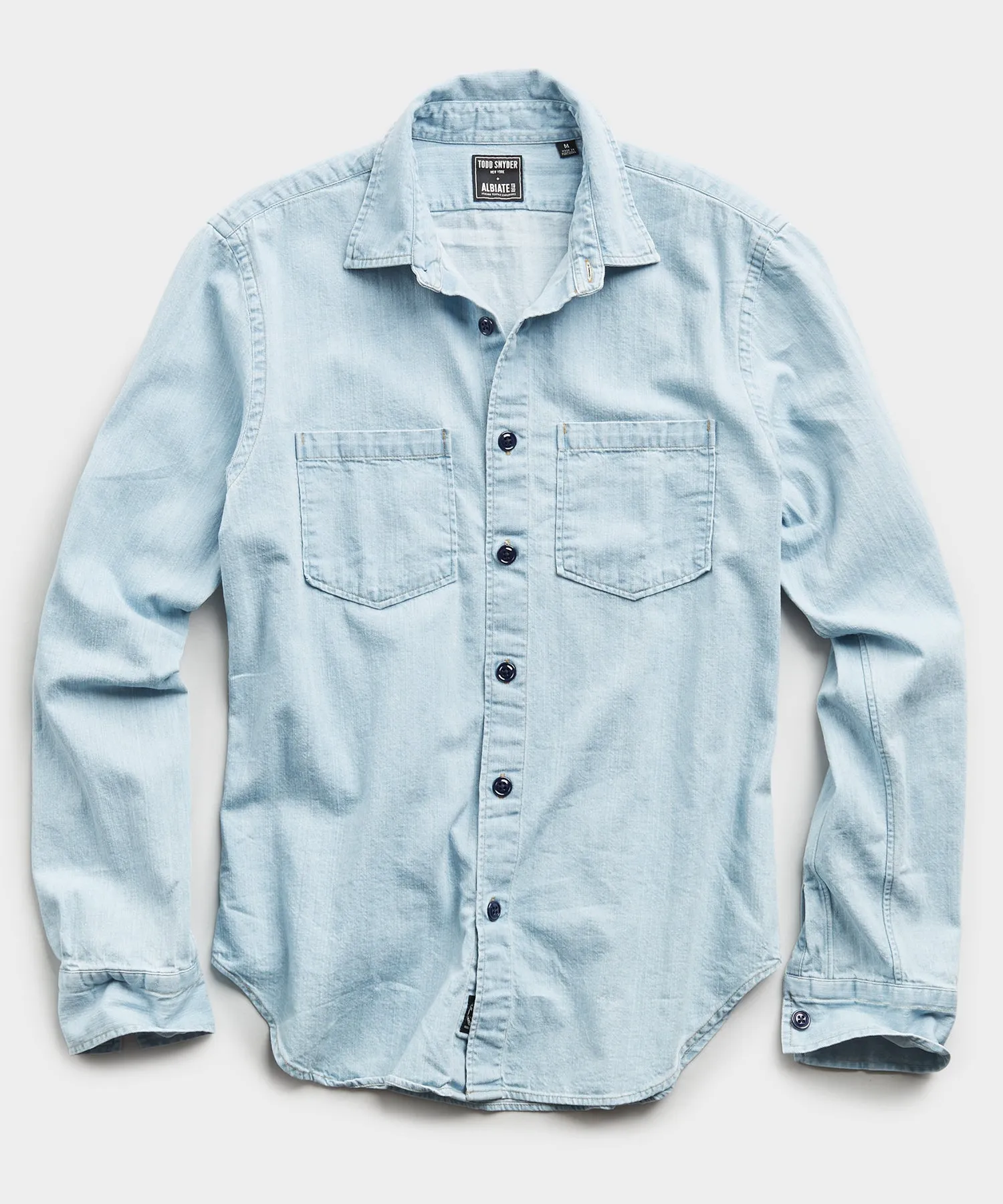 Classic Fit Italian Denim Overshirt