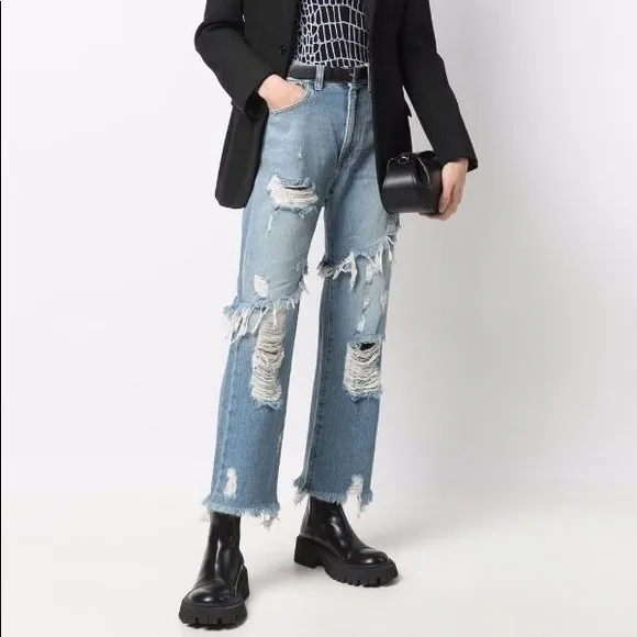 CLEARANCE ✨❤️just today 🔥Just Cavallimid-rise straight-leg jeans
