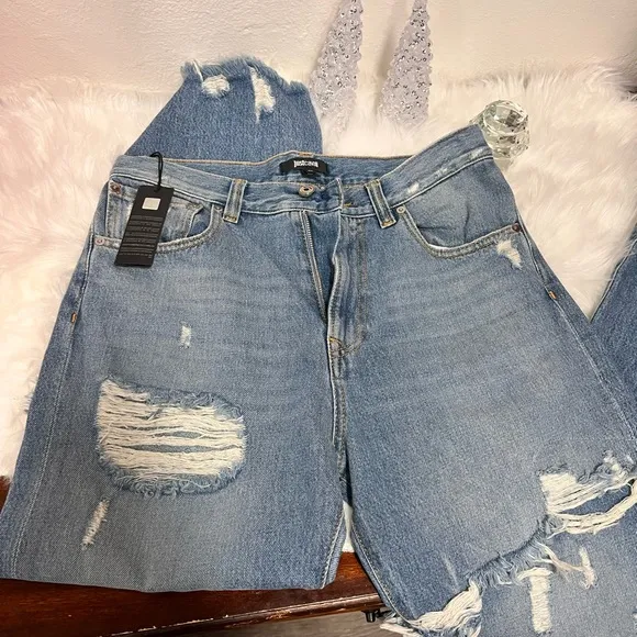 CLEARANCE ✨❤️just today 🔥Just Cavallimid-rise straight-leg jeans