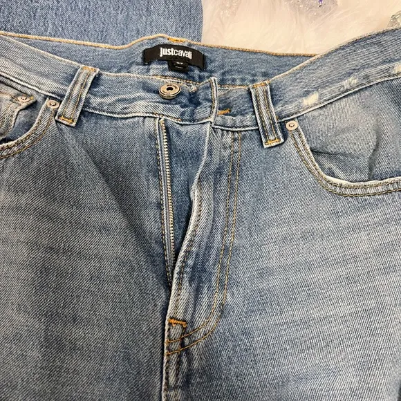 CLEARANCE ✨❤️just today 🔥Just Cavallimid-rise straight-leg jeans