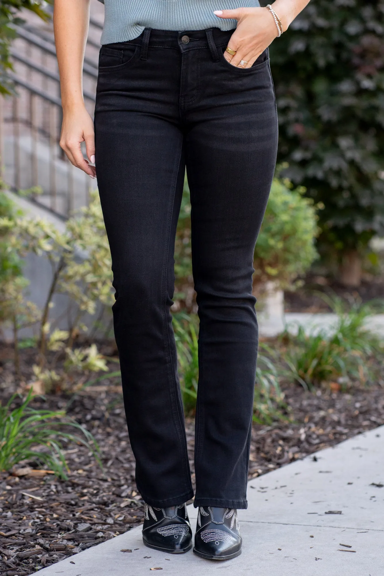 Clearly Mid Rise Boot Cut Regular & Plus Sizes