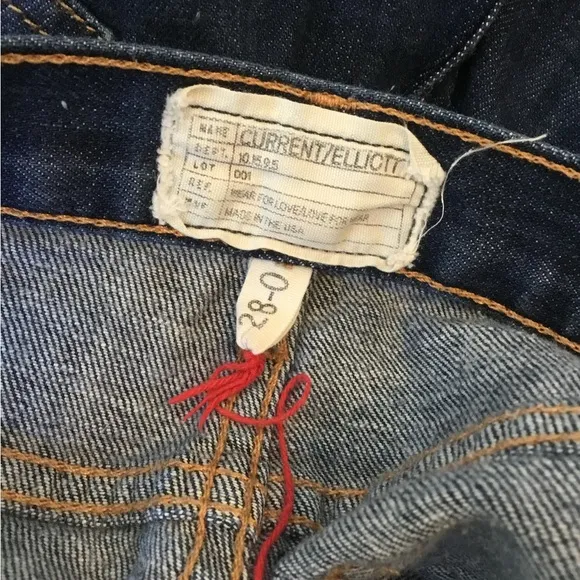Current Elliot High Rise Flare Bell Bottom Denim Jeans