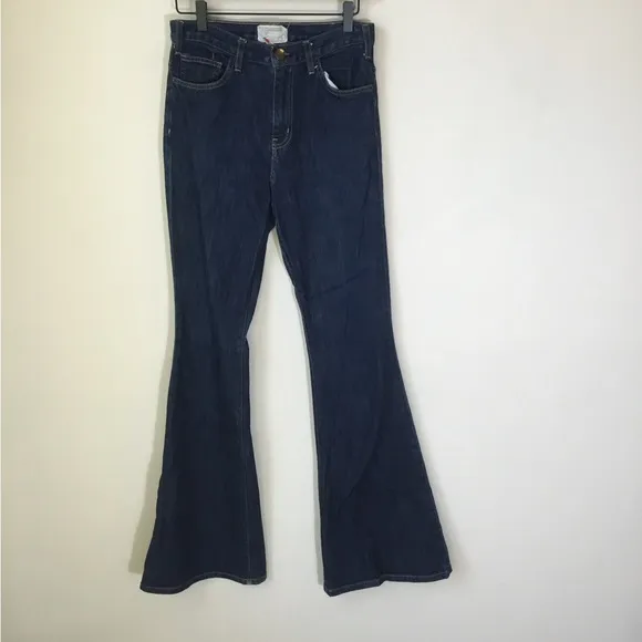 Current Elliot High Rise Flare Bell Bottom Denim Jeans