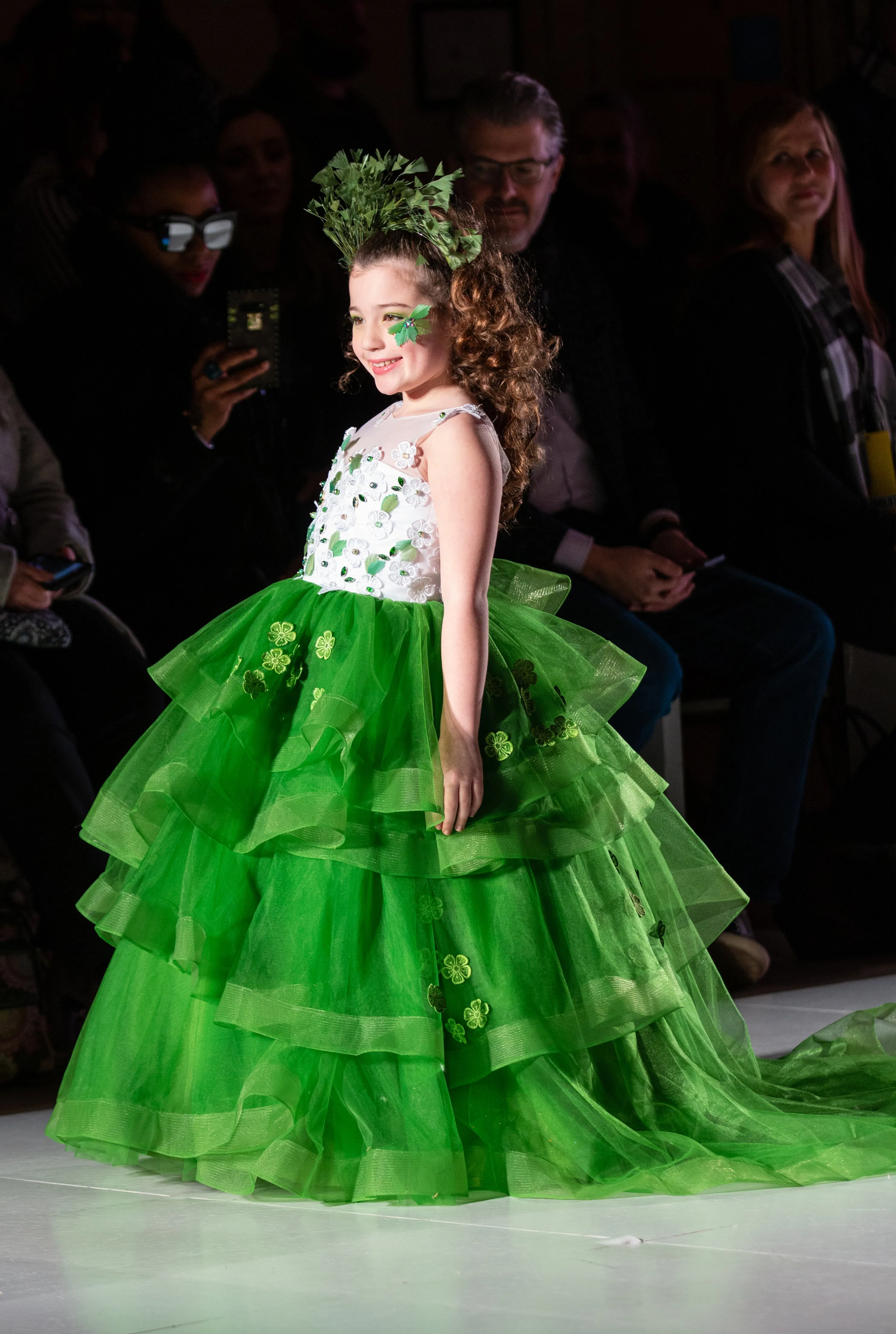 Custom Gown "Green Turaco"