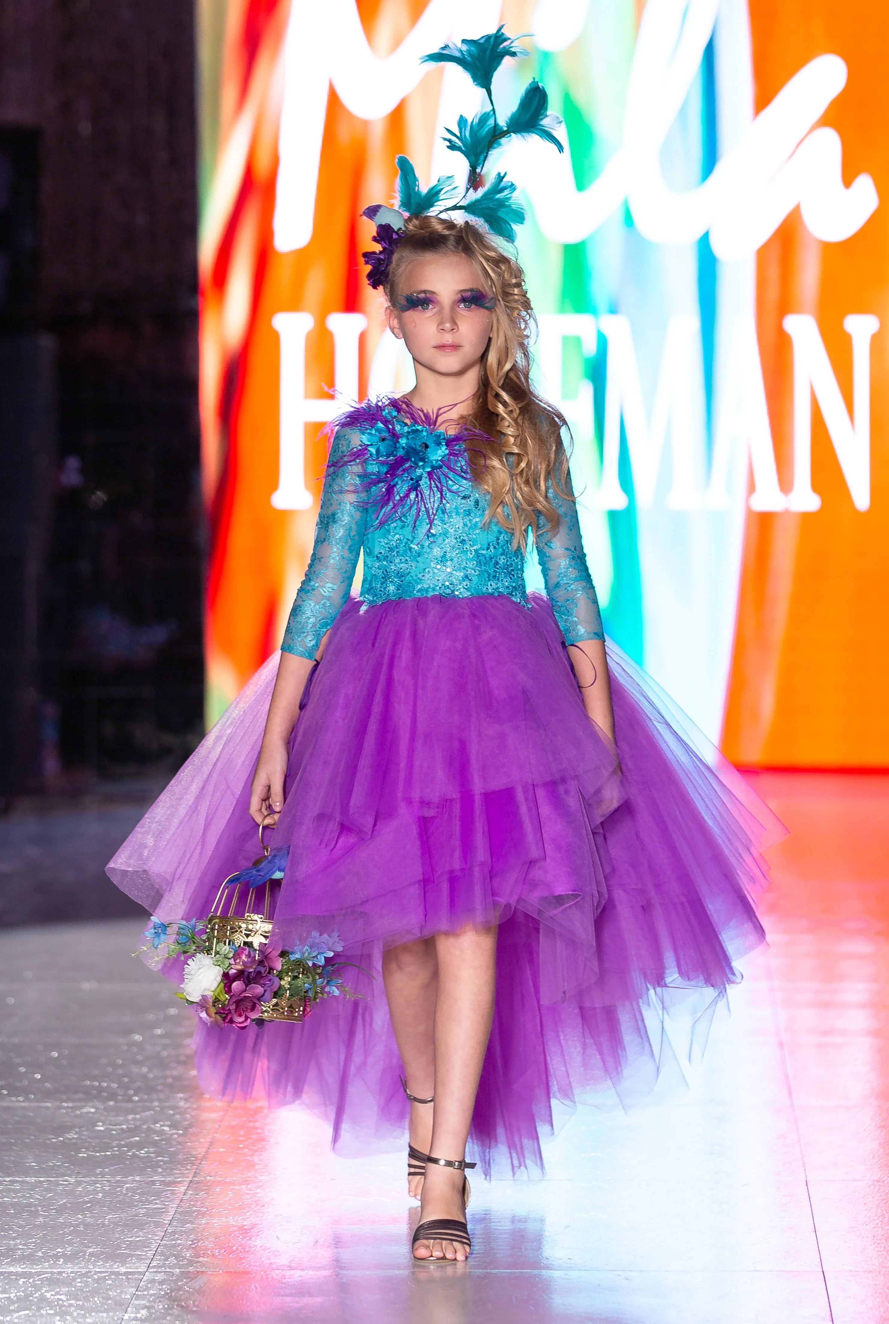 Custom Gown "Violet Crowned WoodNymph"