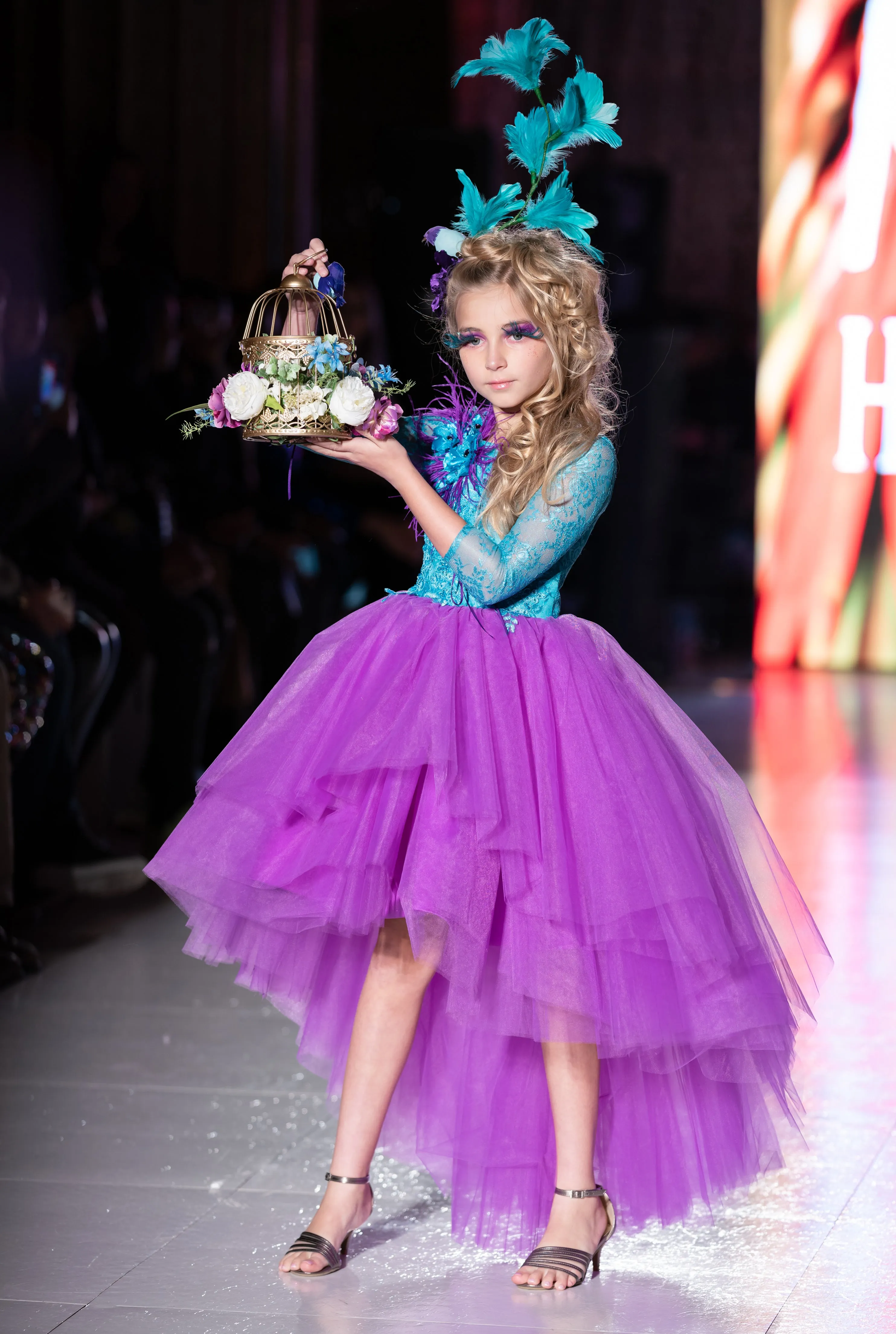 Custom Gown "Violet Crowned WoodNymph"
