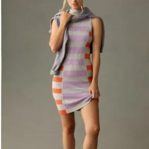 Daily Practice by Anthropologie Sleeveless Mock-Neck Sweater Dress
