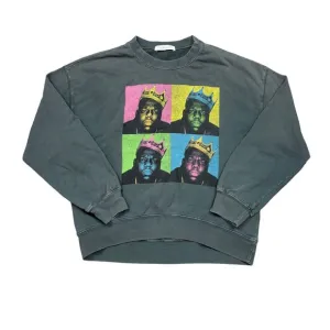 Daydreamer Biggie Smalls Pop Color Oversize Sweater Pullover Women's Small
