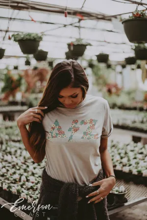 Delta Zeta Floral Big Little Tshirt