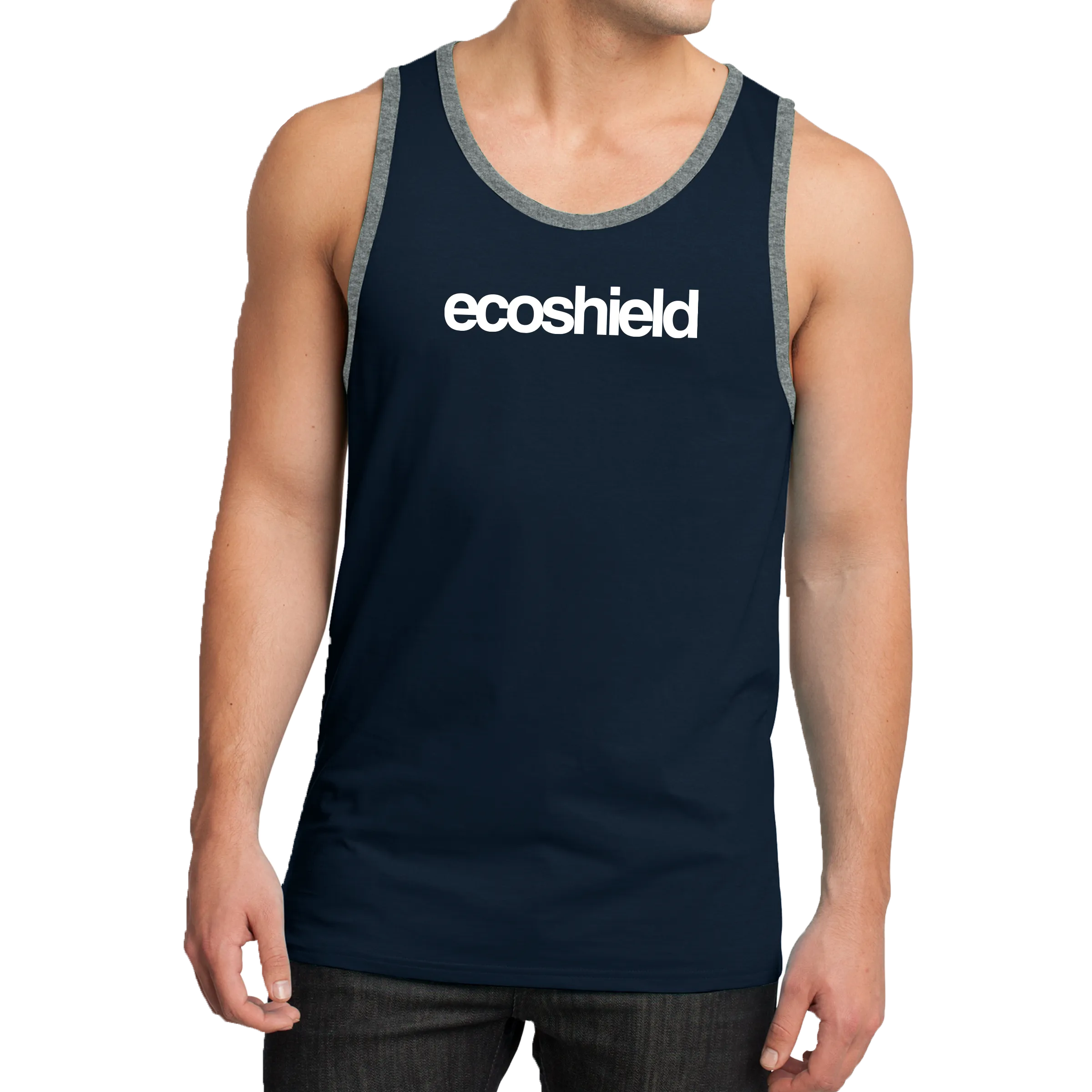 District - Young Mens Cotton Ringer Tank