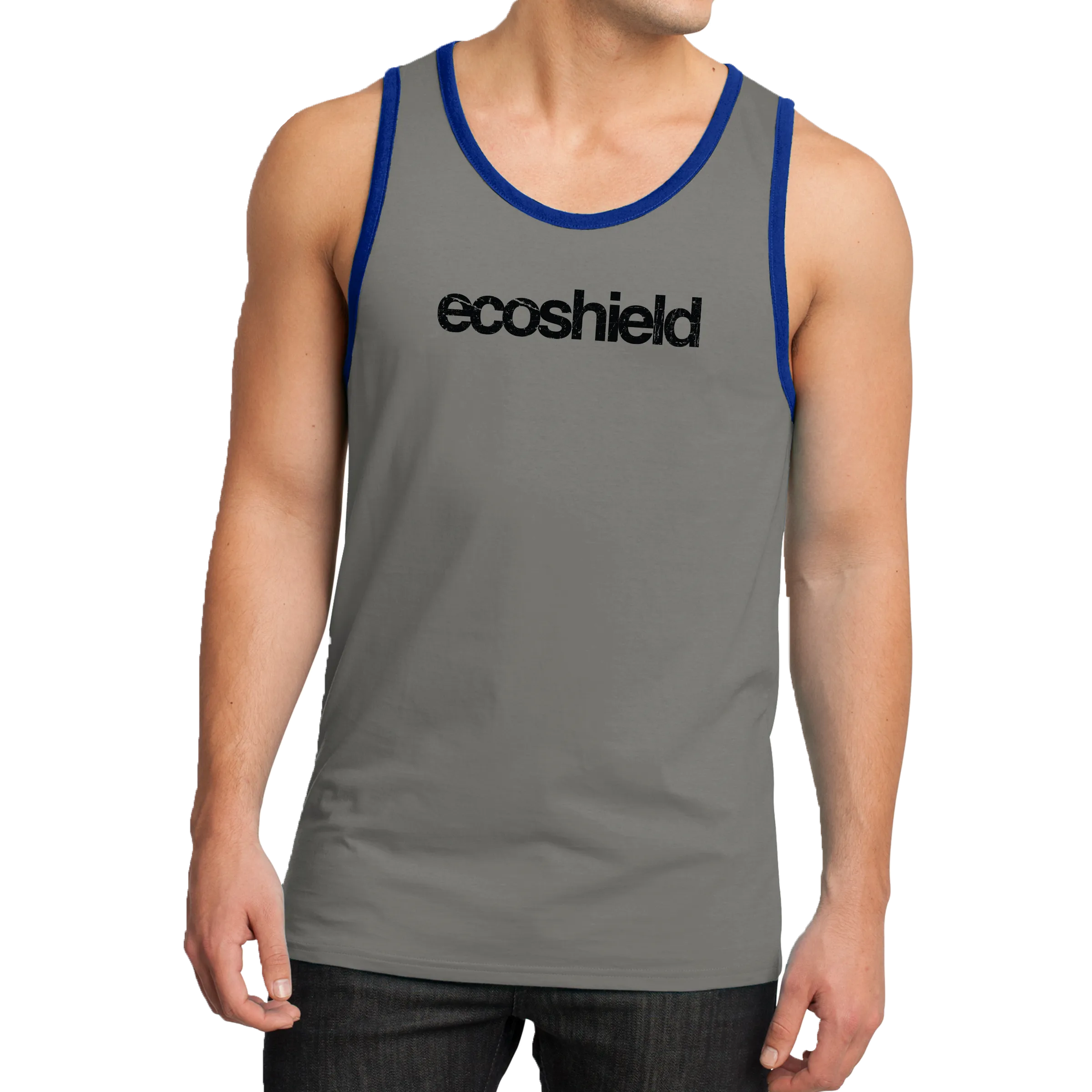 District - Young Mens Cotton Ringer Tank