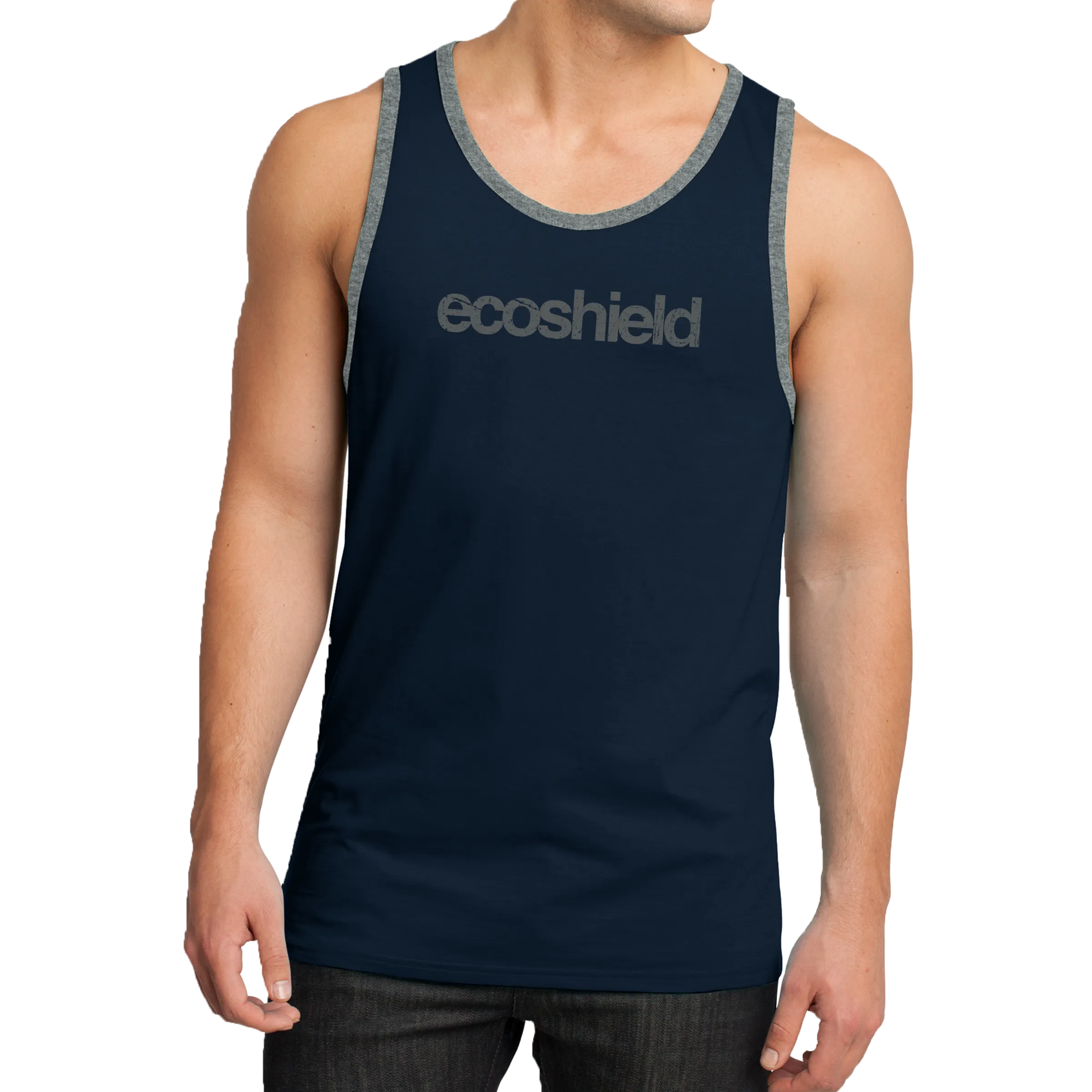 District - Young Mens Cotton Ringer Tank