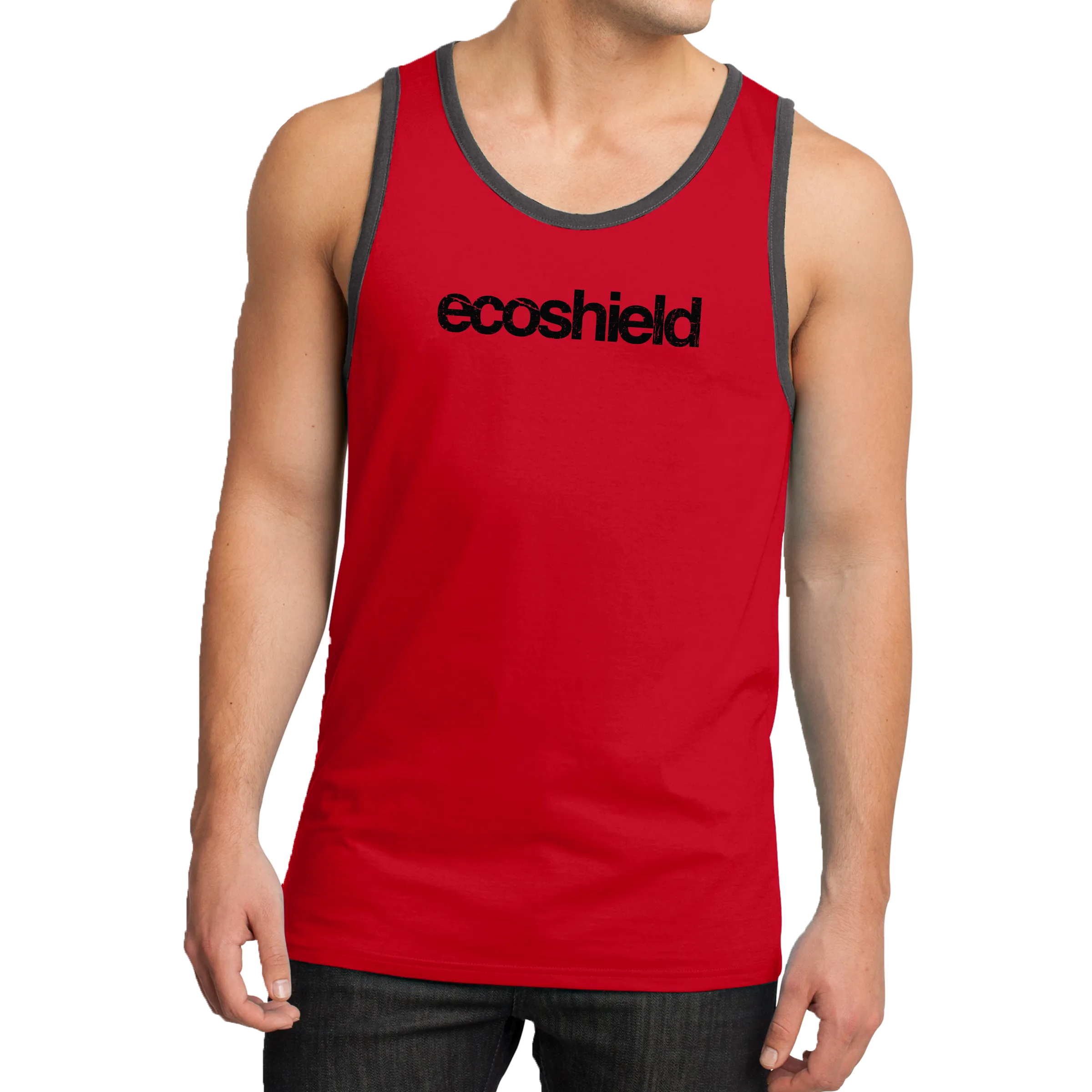 District - Young Mens Cotton Ringer Tank