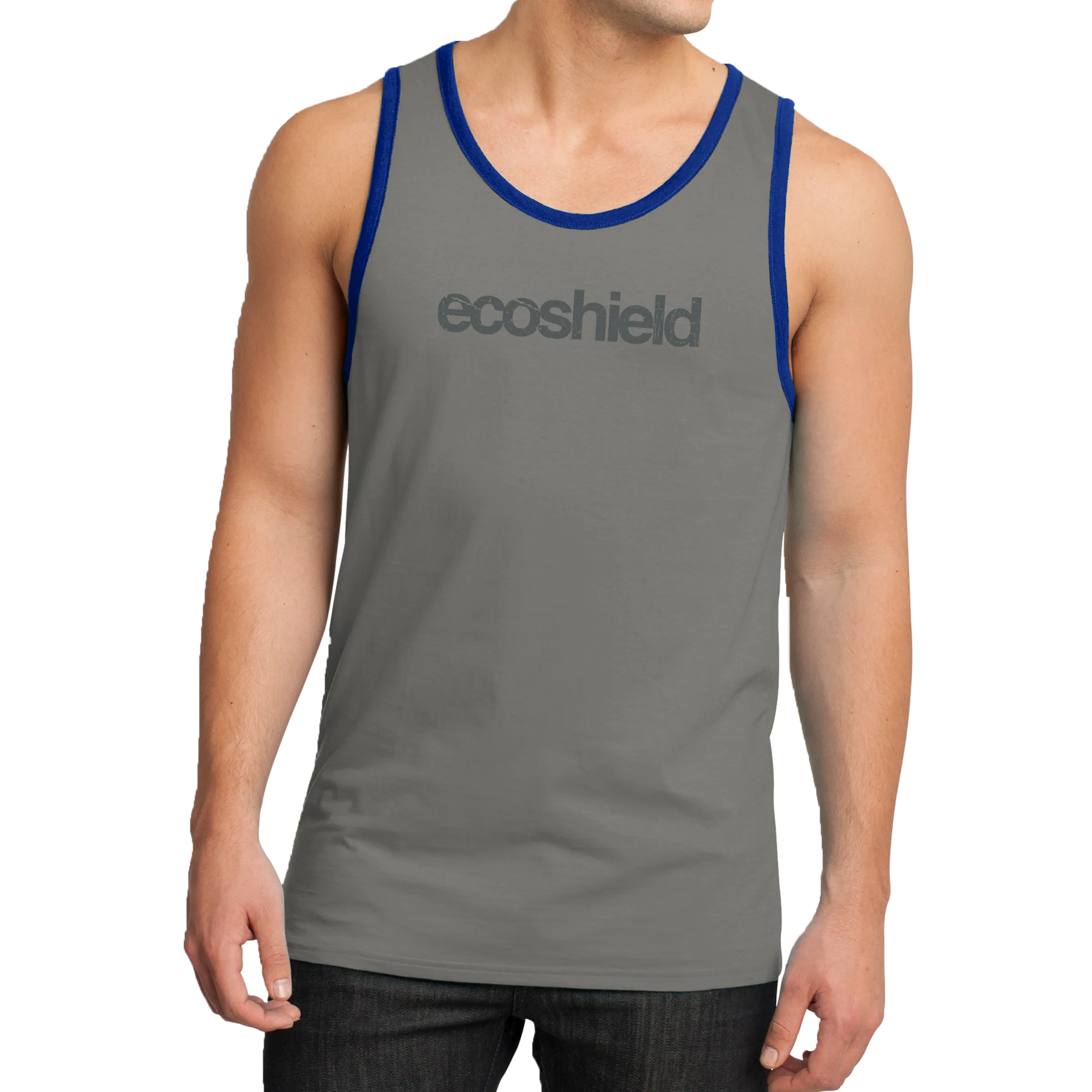 District - Young Mens Cotton Ringer Tank