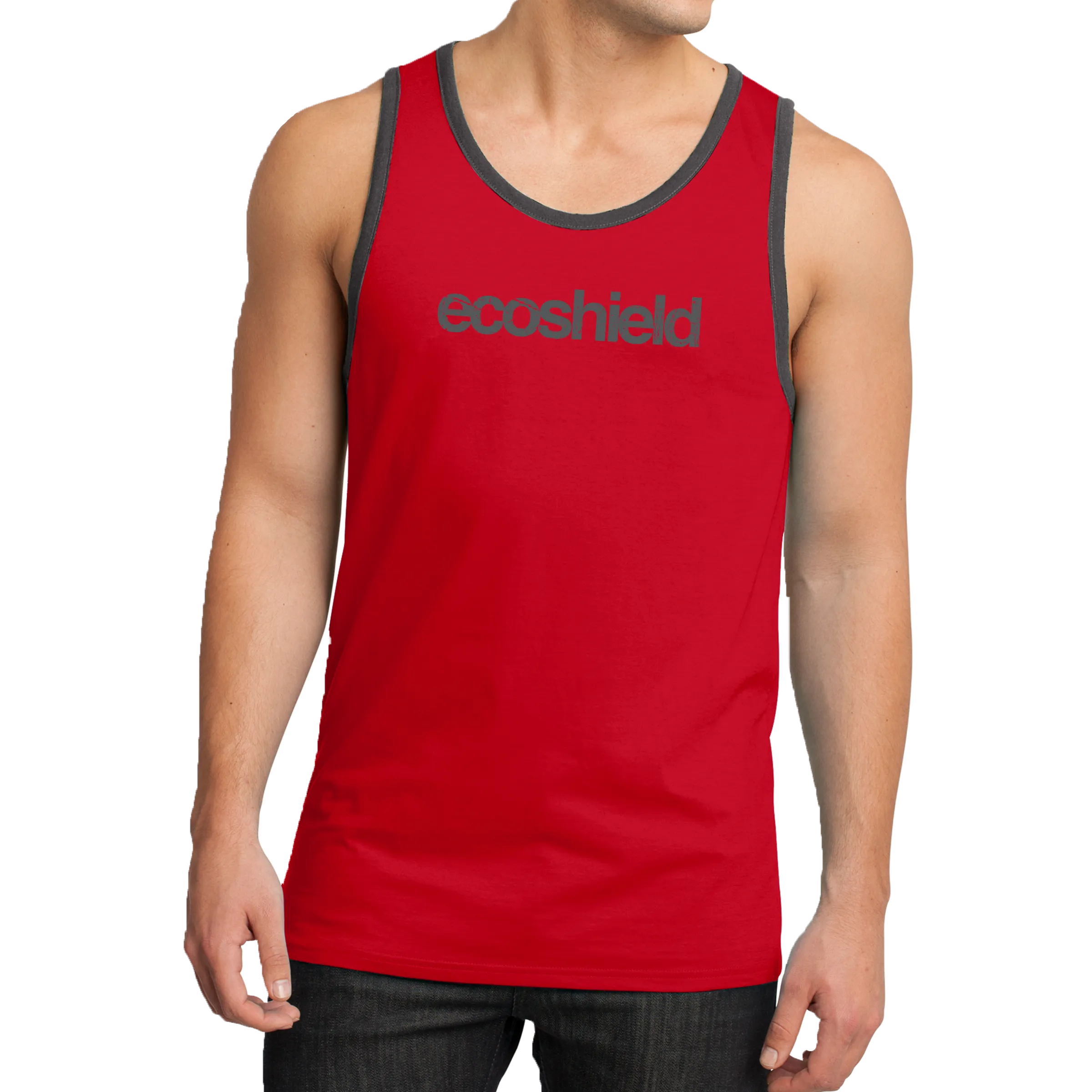 District - Young Mens Cotton Ringer Tank