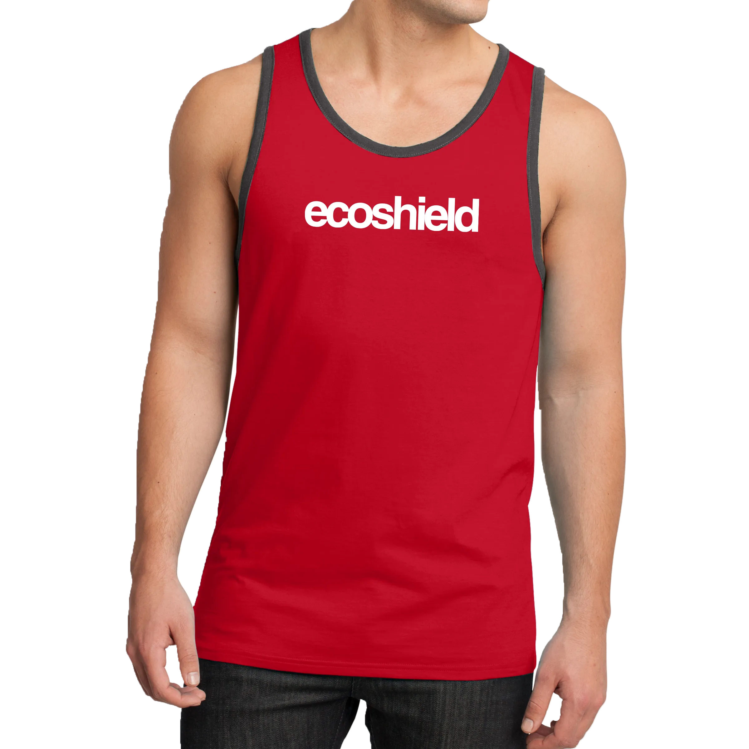 District - Young Mens Cotton Ringer Tank