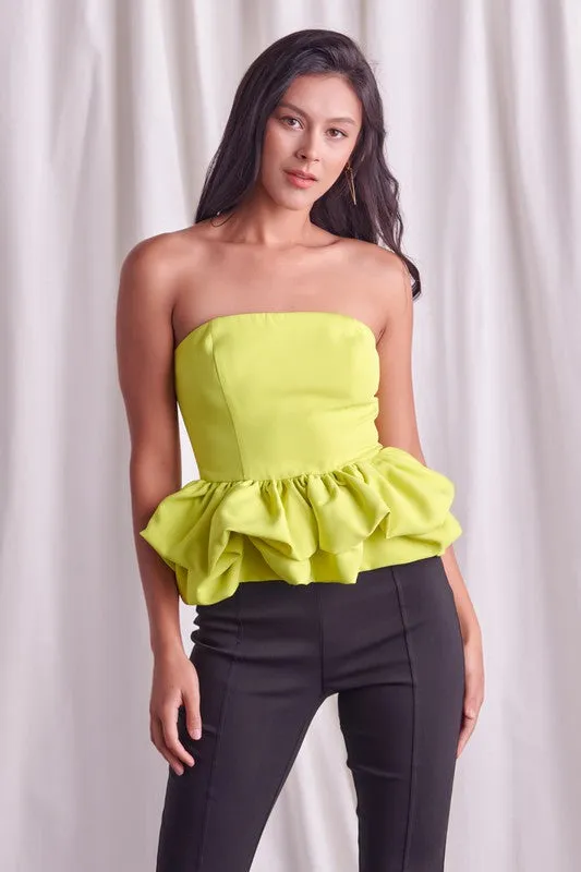 Do   Be Collection Junior Off Shoulder Ruffle Top