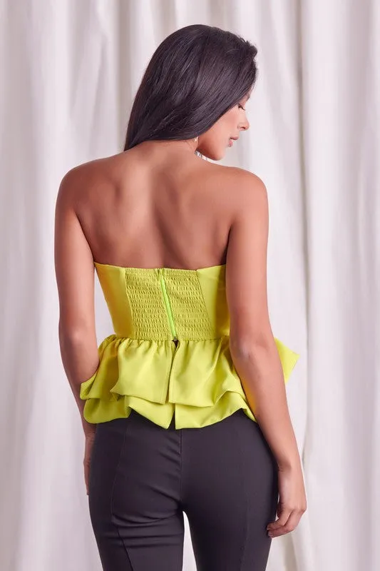 Do   Be Collection Junior Off Shoulder Ruffle Top