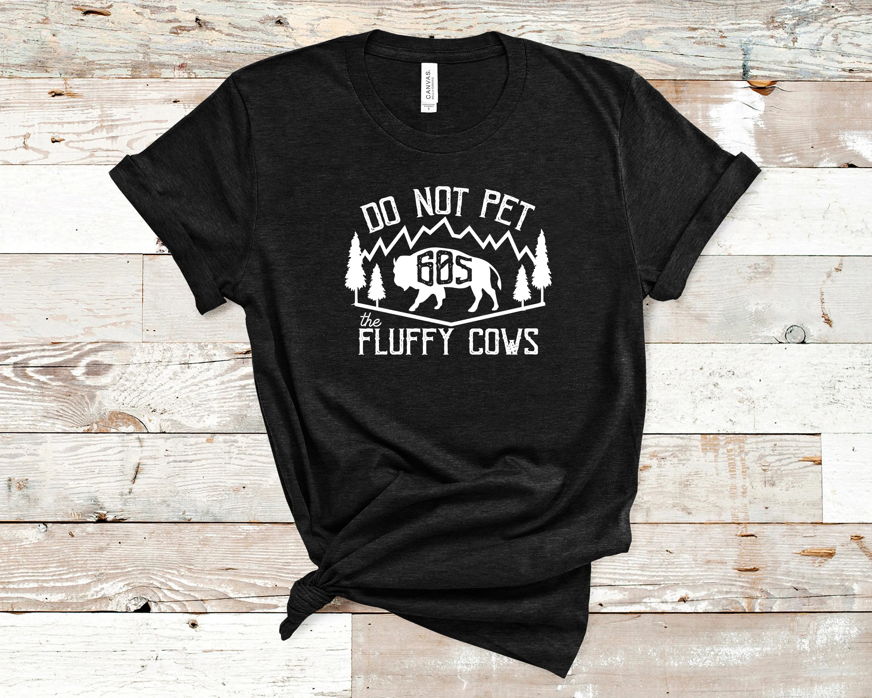 Do Not Pet The Fluffy Cow Graphic Tee