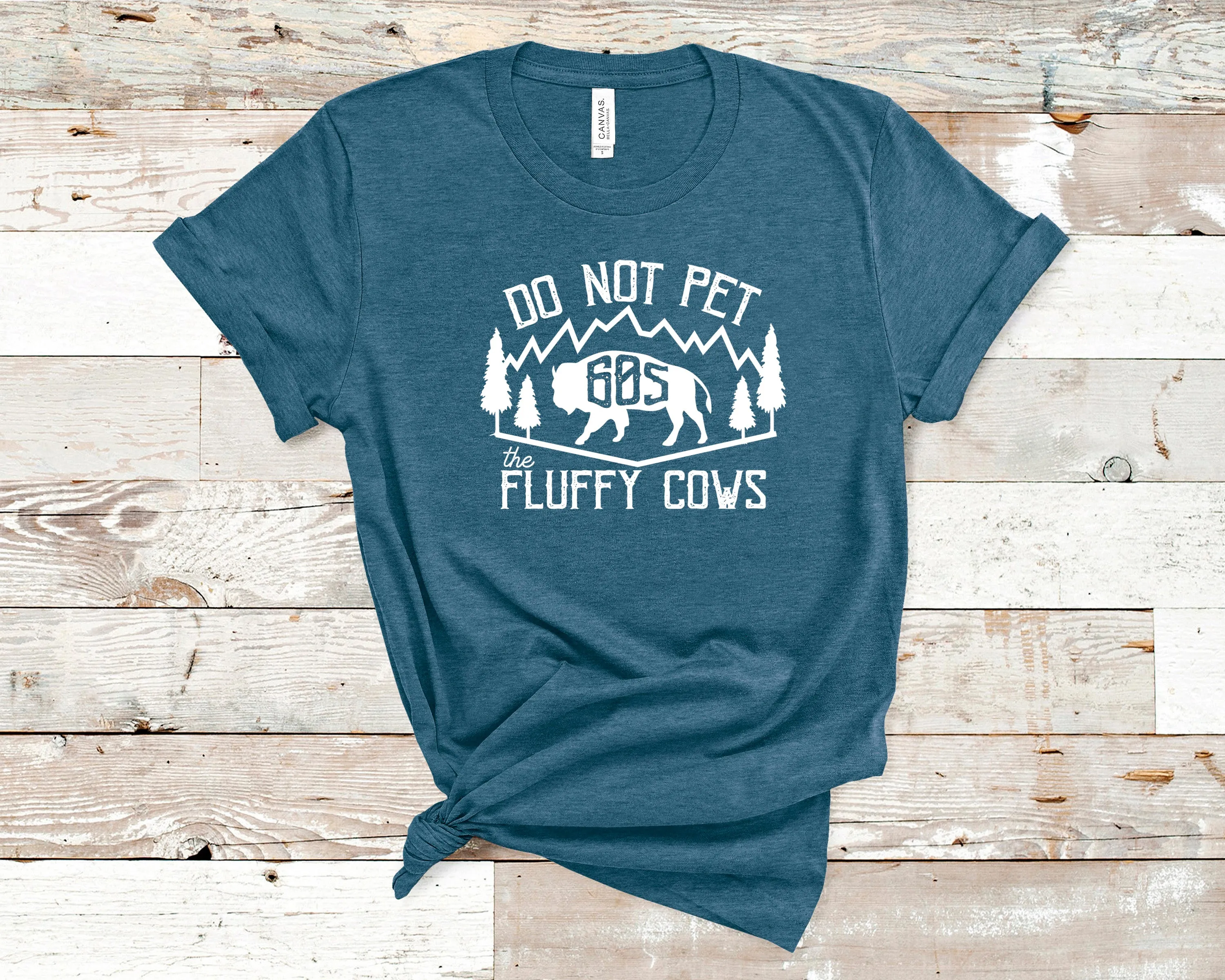 Do Not Pet The Fluffy Cow Graphic Tee