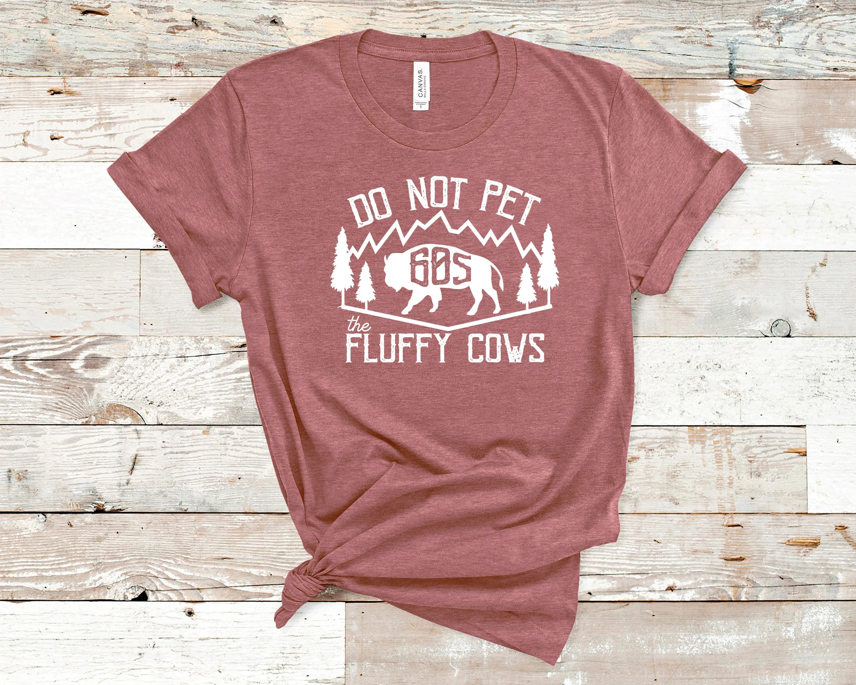 Do Not Pet The Fluffy Cow Graphic Tee
