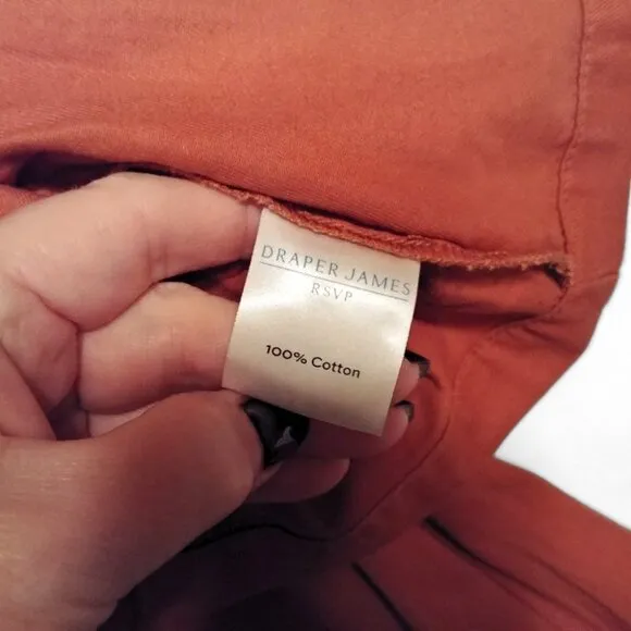 Draper James RSVP™ Cotton Twill Belted Field Utility Jacket in Cinnamon Size XXL