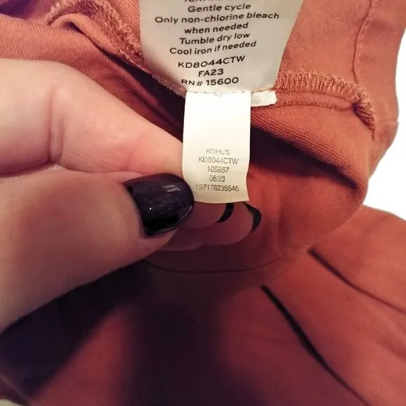 Draper James RSVP™ Cotton Twill Belted Field Utility Jacket in Cinnamon Size XXL