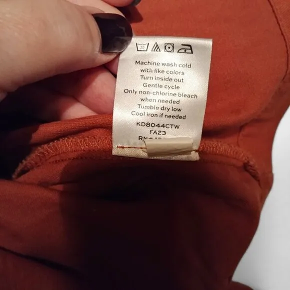 Draper James RSVP™ Cotton Twill Belted Field Utility Jacket in Cinnamon Size XXL