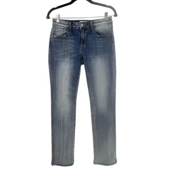 Driftwood Jeans Denim Audrey Straight Leg Size 26 Vintage Blue
