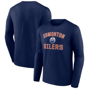 Edmonton Oilers Victory Arch Logo Long Sleeve T-Shirt