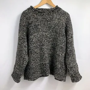 El Gringo Imports 100% Wool Vintage Chunky Knit Pullover Sweater Size L