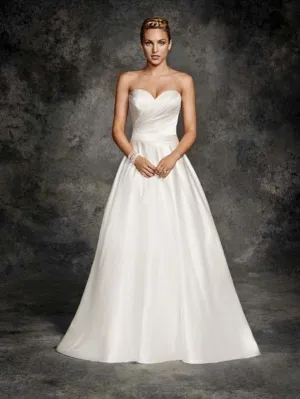 Ella Rosa Size 10 BE271 Champagne Gown