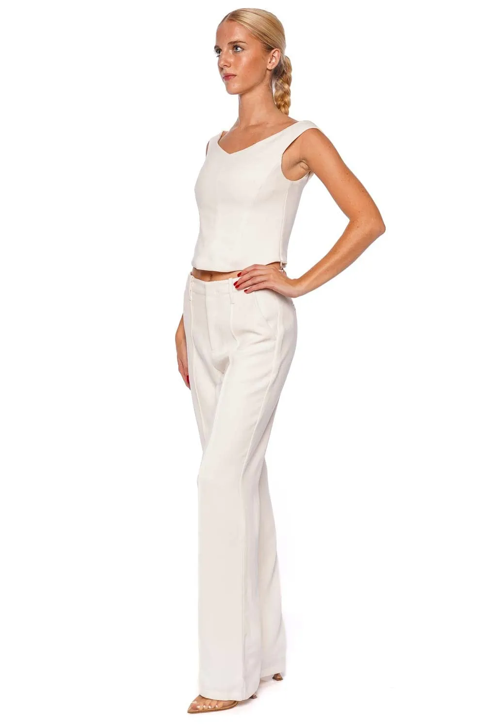Emri Ivory Off Shoulder Top