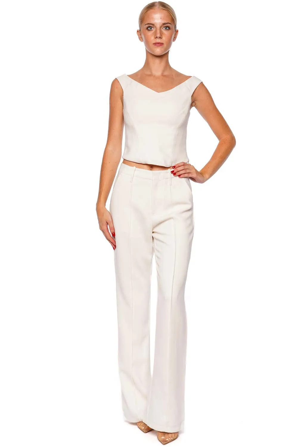 Emri Ivory Off Shoulder Top